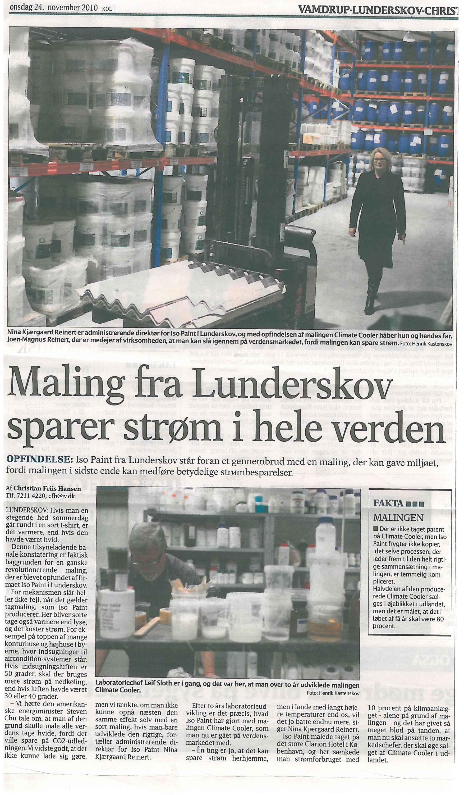 Pressen skrev 24.11.2010